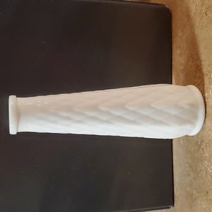 Vintage milk glass bud vase.